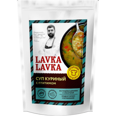 Суп Lavka Lavka Куриный с птитимом, 270г