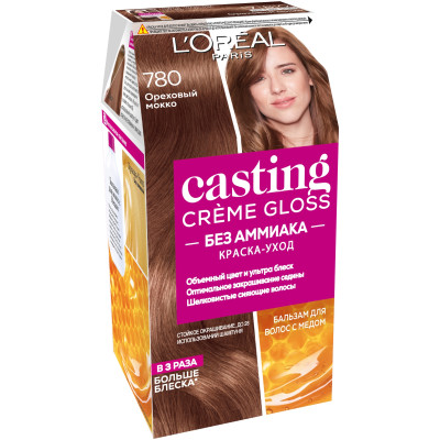 Краска для волос Casting Creme Gloss ореховый мокко 780, 180мл