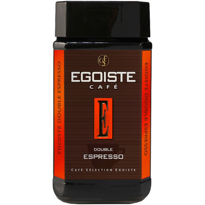 Кофе Egoiste Double Espresso растворимый, 100г