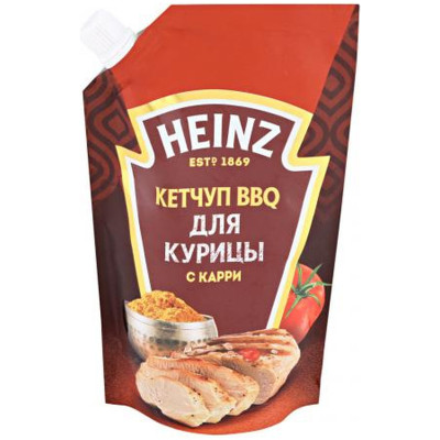 Кетчуп Heinz BBQ к курице с карри, 350г
