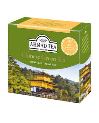 Чай Ahmad Tea Chinese Green зелёный в пакетиках, 40х1.8г