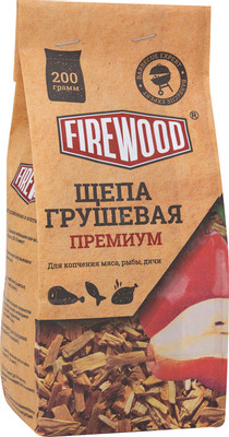 Щепа FireWood для копчения грушевая, 200г