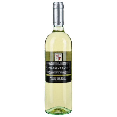 Вино Poggio Ai Santi Греканико Сицилия белое сухое 12%, 750мл