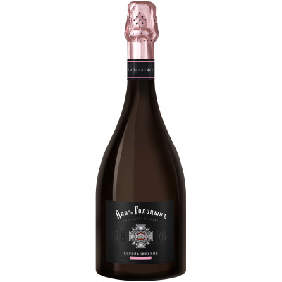 Вино игристое Наследие Мастера Левъ Голицынъ Коронационное розовое брют 11%, 750мл