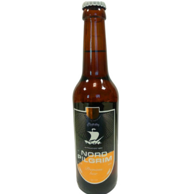 Пиво Nord Pilgrim светлое фильтрованное 5.2%, 330мл