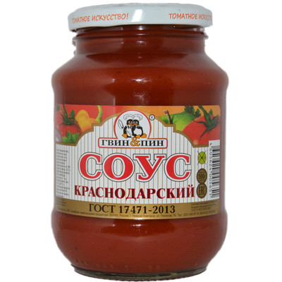 Соус томатный Гвин Пин Краснодарский Гост, 500г