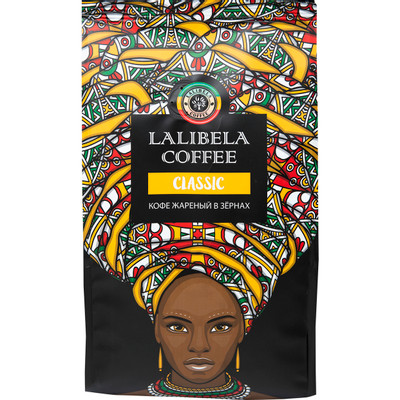 Кофе Lalibela Coffee Classic жареный в зёрнах, 250г
