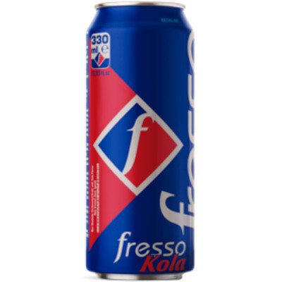 Напиток безалкогольный Fresso Cola газированный, 330мл