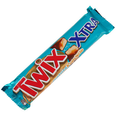 Батончик шоколадный Twix Xtra Солёная карамель, 82г
