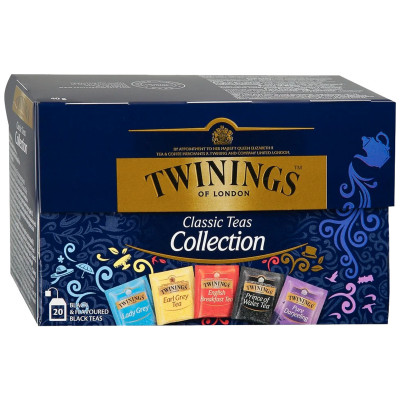 Чай Twinings Классическая коллекция ассорти, 20шт