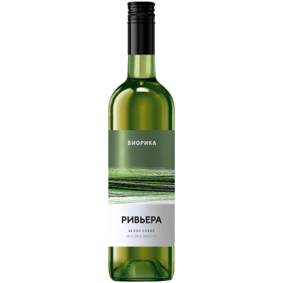 Вино Виорика Ривьера ординарное белое сухое 12%, 750мл