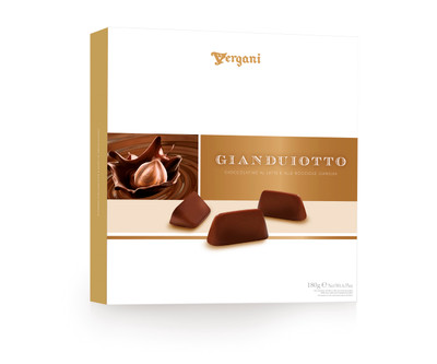 Конфеты Vergani из молочного шоколада с лесным орехом, 180г