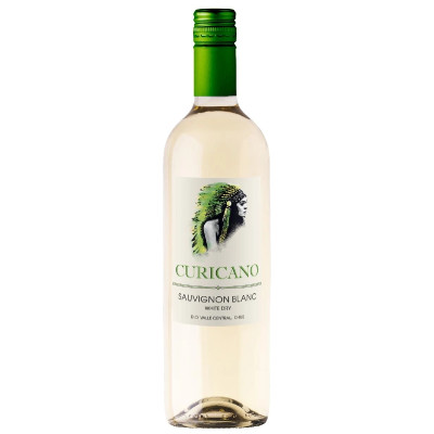 Вино Curicano Sauvignon Blanc сортовое ординарное белое сухое 12,5%, 750мл