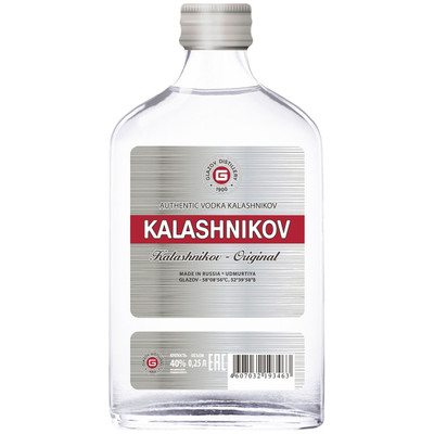 Водка Kalashnikov 40%, 250мл