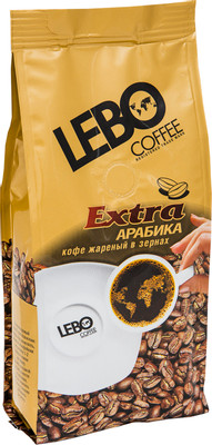 Кофе Lebo Extra арабика жареный в зёрнах, 250г