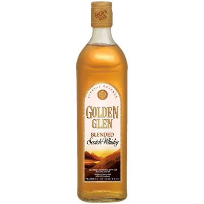 Виски Golden Glen 3-летний выдержанный 40%, 700мл