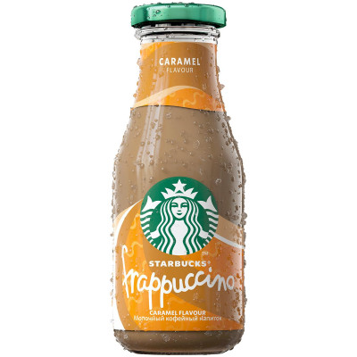 Напиток молочно-кофейный Starbucks Frappuccino Caramel стерилизованный 1.2%, 250мл