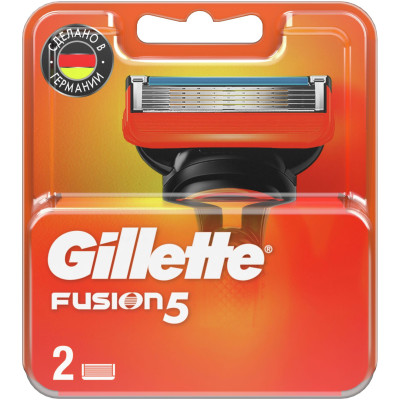 Кассеты для бритья Gillette Fusion, 2шт