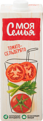 Напиток сокосодержащий Моя Семья томат-сельдерей, 950мл