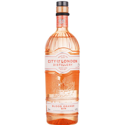 Джин City of London со вкусом красного апельсина 40%, 700мл
