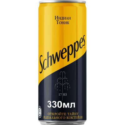 Напиток газированный Schweppes Тоник, 330мл