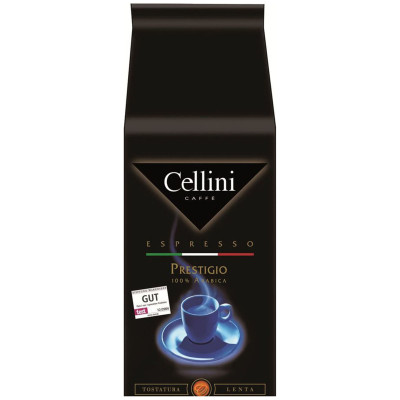 Кофе Сellini Экспрессо натуральный жареный в зёрнах, 250г