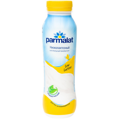 Биойогурт Parmalat питьевой низколактозный 1.7%, 290мл