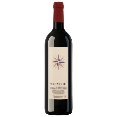Вино Ager Ventus красное полусладкое 12%, 750мл