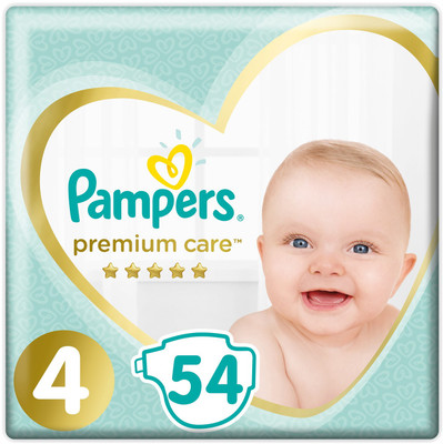 Подгузники Pampers Premium Care Maxi р.4 9-14кг, 54шт