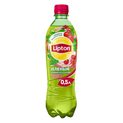 Холодный чай Lipton Земляника-Клюква, 500мл