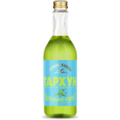 Напиток безалкогольный Родники Кавказа Тархун газированный, 500мл