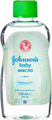 Масло детское Johnsons baby с алоэ, 200мл
