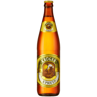 Пиво Kruger Мягкое светлое фильтрованное 4.5%, 500мл