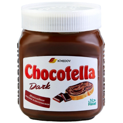 Паста N'Medov Chocotella тёмная шоколадная, 330г