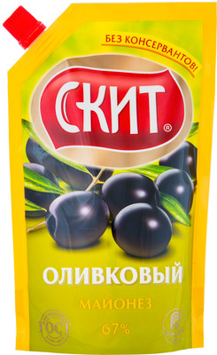 Майонез Скит оливковый 67%, 375г