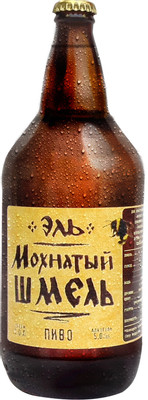 Пиво Мохнатый Шмель Эль светлое 5%, 1л