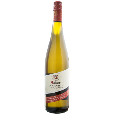 Вино Erben Gewurztraminer белое полусладкое 10.5%, 750мл