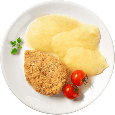 Пюре картофельное Простая Еда с куриной котлетой, 250г