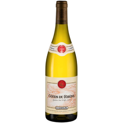 Вино E. Guigal Cotes du Rhone AOC Blanc белое сухое 13.5%, 750мл