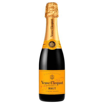Вино игристое Veuve Clicquot Ponsardin Champagne AOC белое брют 12%, 375мл