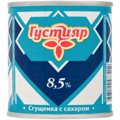 Продукт молокосодержащий Густияр Сгущёнка с сахаром 8.5%, 270г