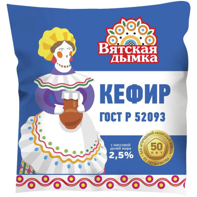 Кефир Вятская Дымка 2.5%, 500мл