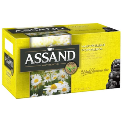 Напиток чайный Assand ромашка в пакетиках, 25х1.5г