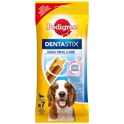 Лакомство Pedigree Dentastix для ухода за зубами для собак, 180г