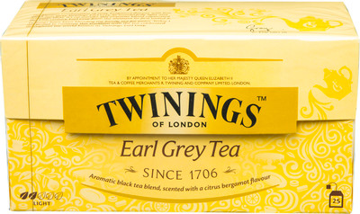 Чай Twinings Эрл Грей чёрный в пакетиках, 25х2г