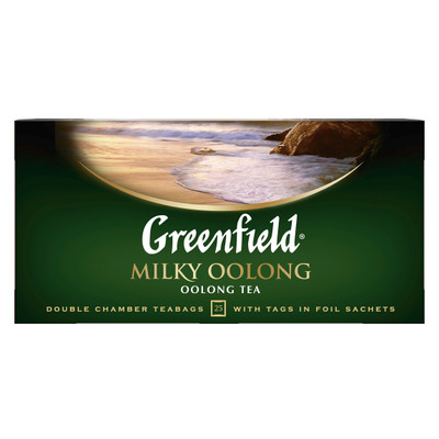 Чай Greenfield Молочный оолонг зелёный в пакетиках, 25x2г