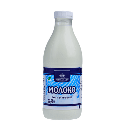 Молоко Приволжское питьевое пастеризованное 2.5%, 930мл