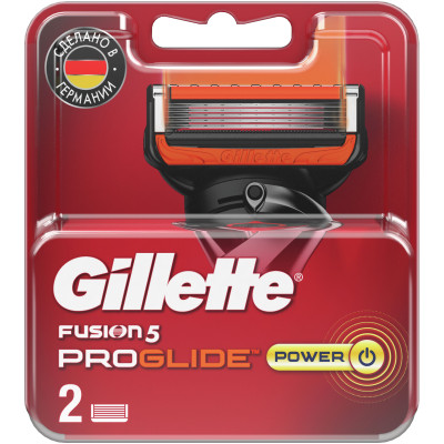 Кассета Gillette Fusion Proglide Power, 2шт