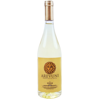 Вино Arevuni белое сухое, 750мл