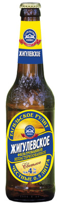 Пиво Тагильское Жигулевское светлое 4%, 500мл